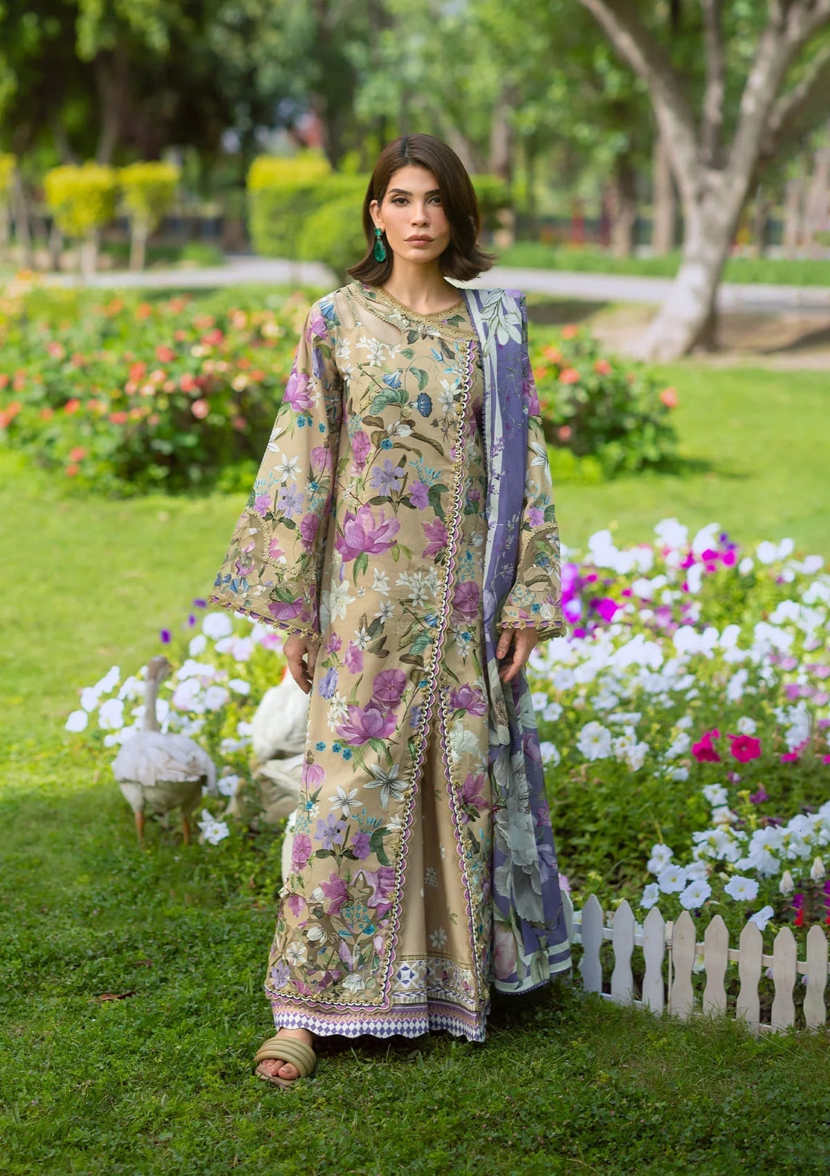 Elaf - Lawn Collection Unstitched  - EPB-4A GIARDINO