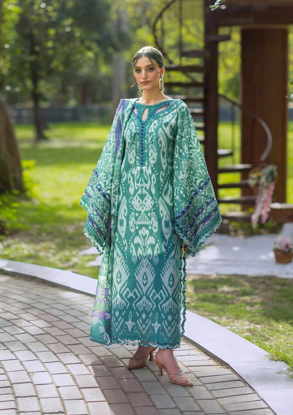 Elaf - Lawn Collection Unstitched  - EPB-1A NIA MARE