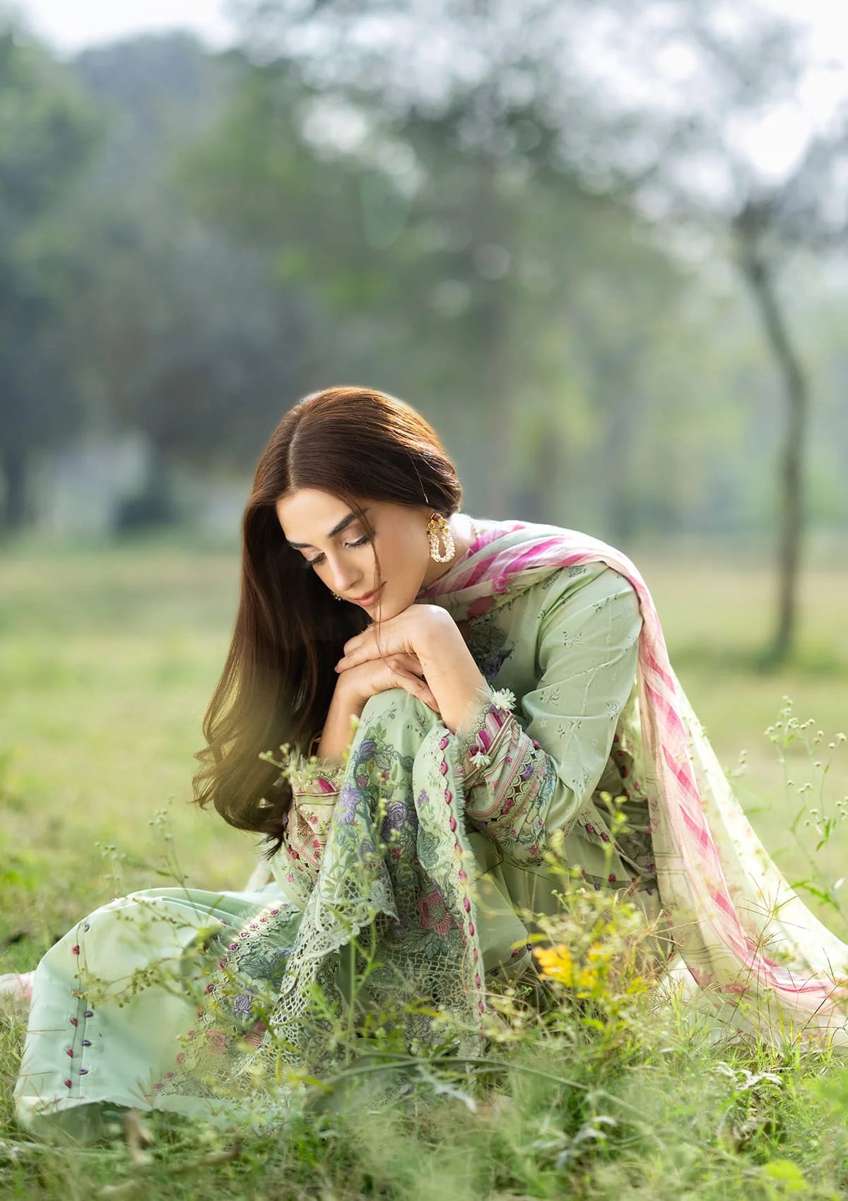 Elaf  Unstitched Suits 3Pc NAHL