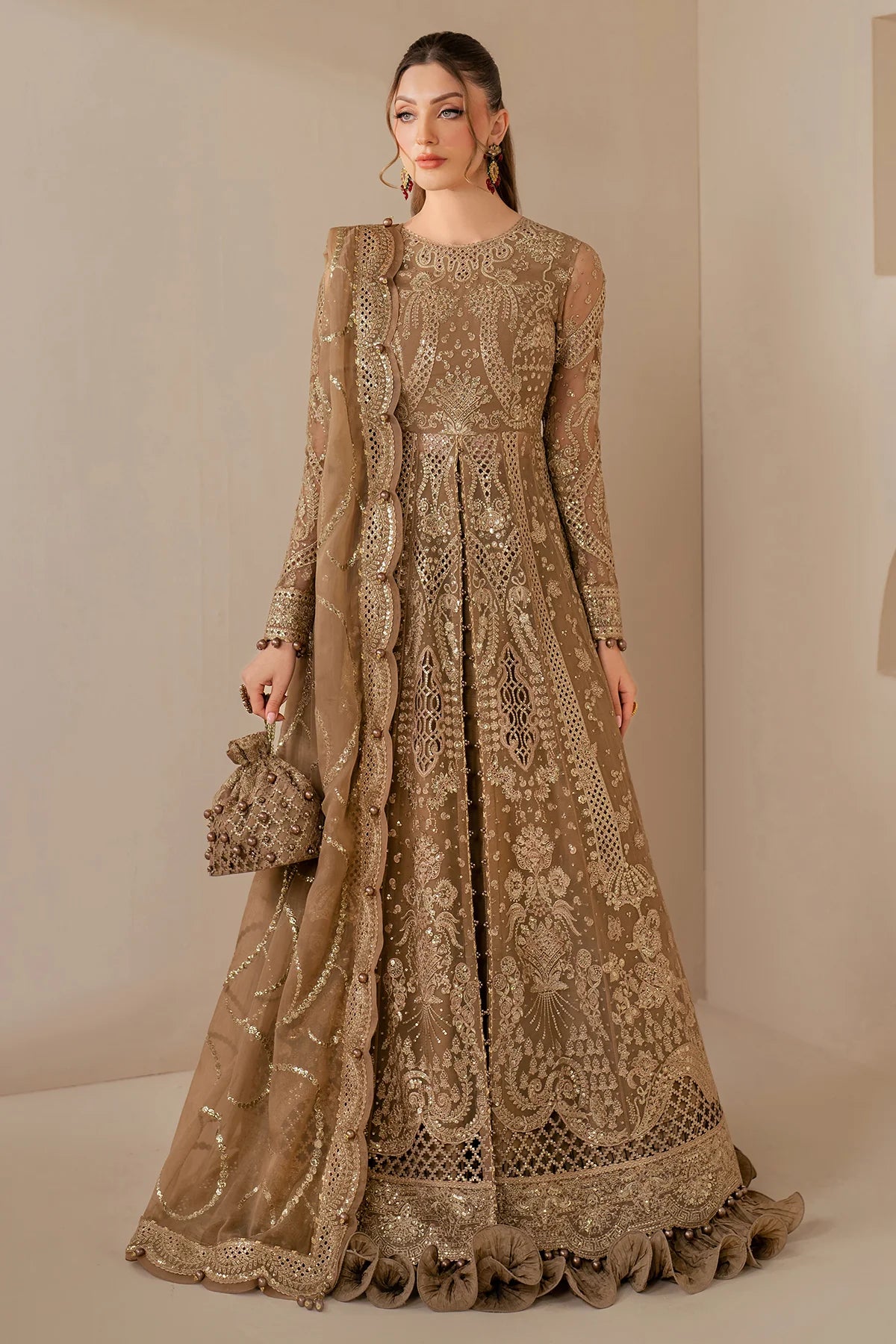 jazmin EMBROIDERED CHIFFON WF'25-04
