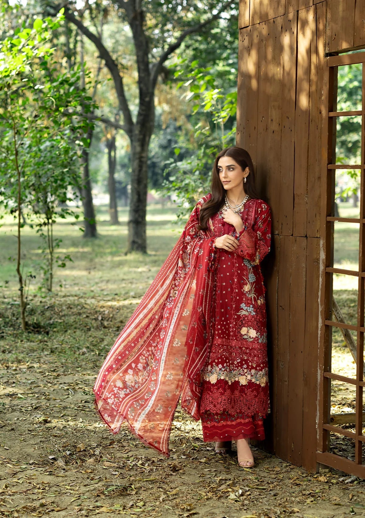 Elaf  Unstitched Suits 3Pc MARJAAN