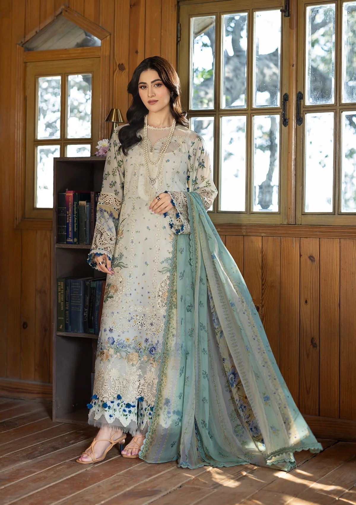 Elaf  Unstitched Suits 3Pc  SAHIL