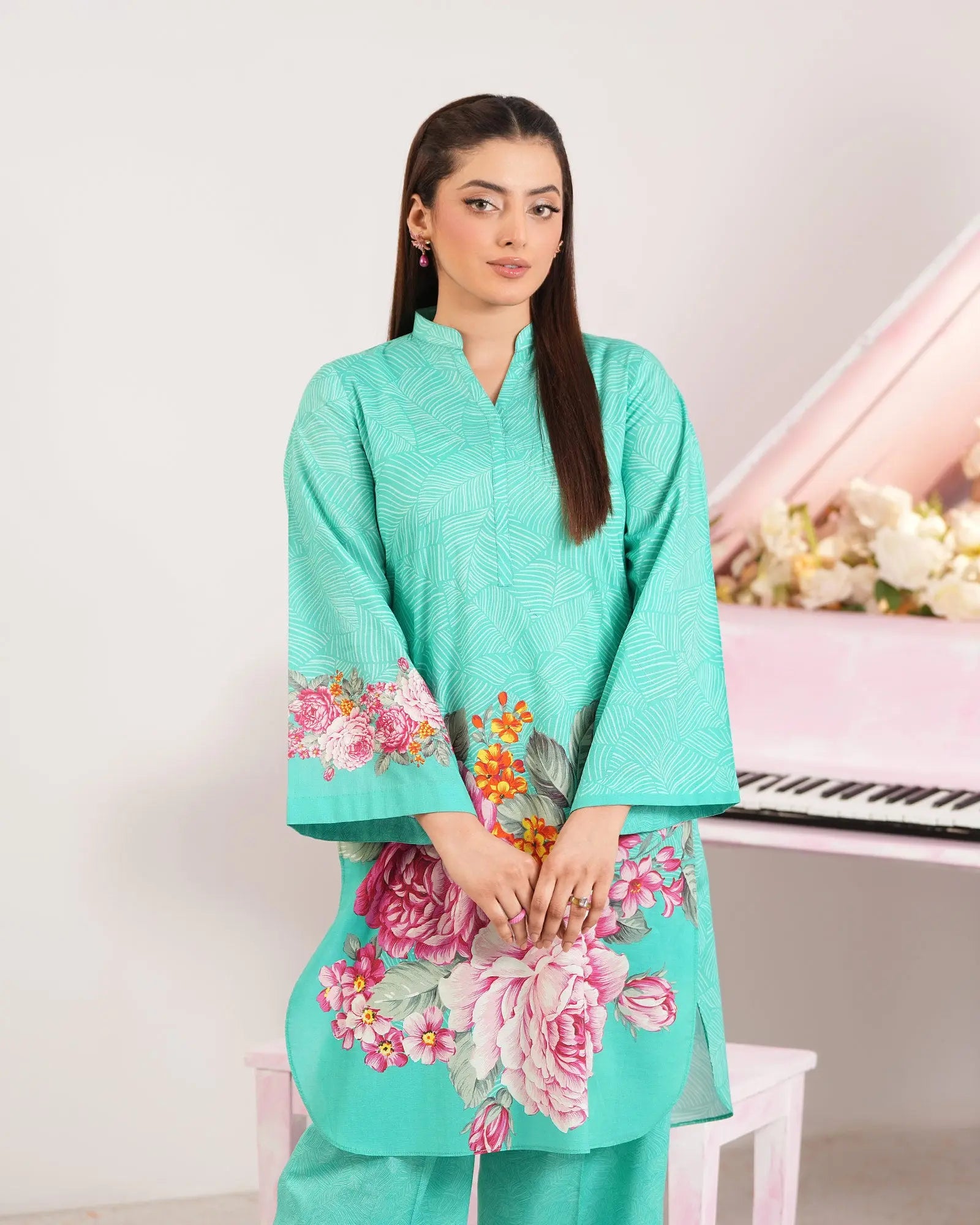 SP-2-Piece Ready-to-Wear Cotton Suit
