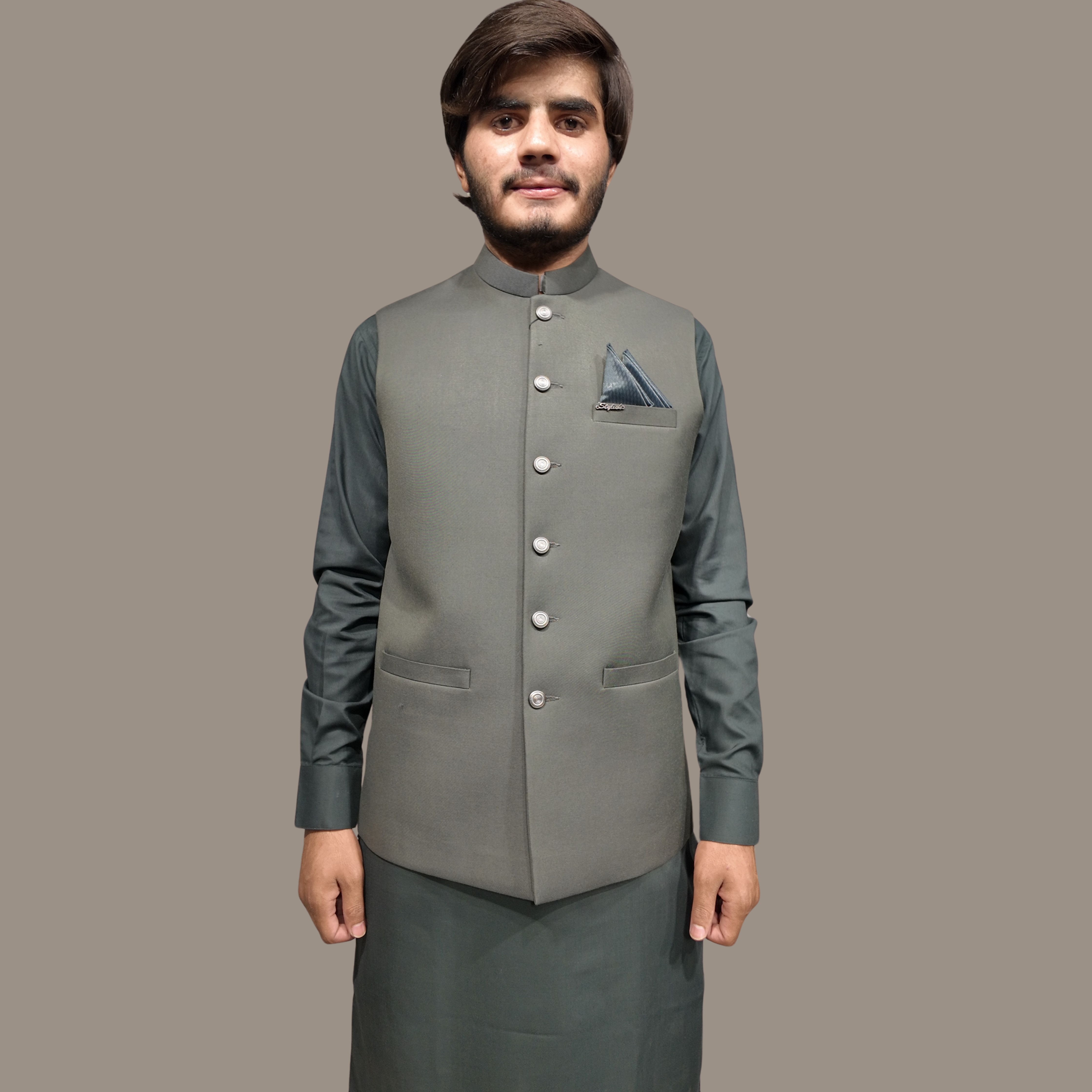 Green Men Waistcoat
