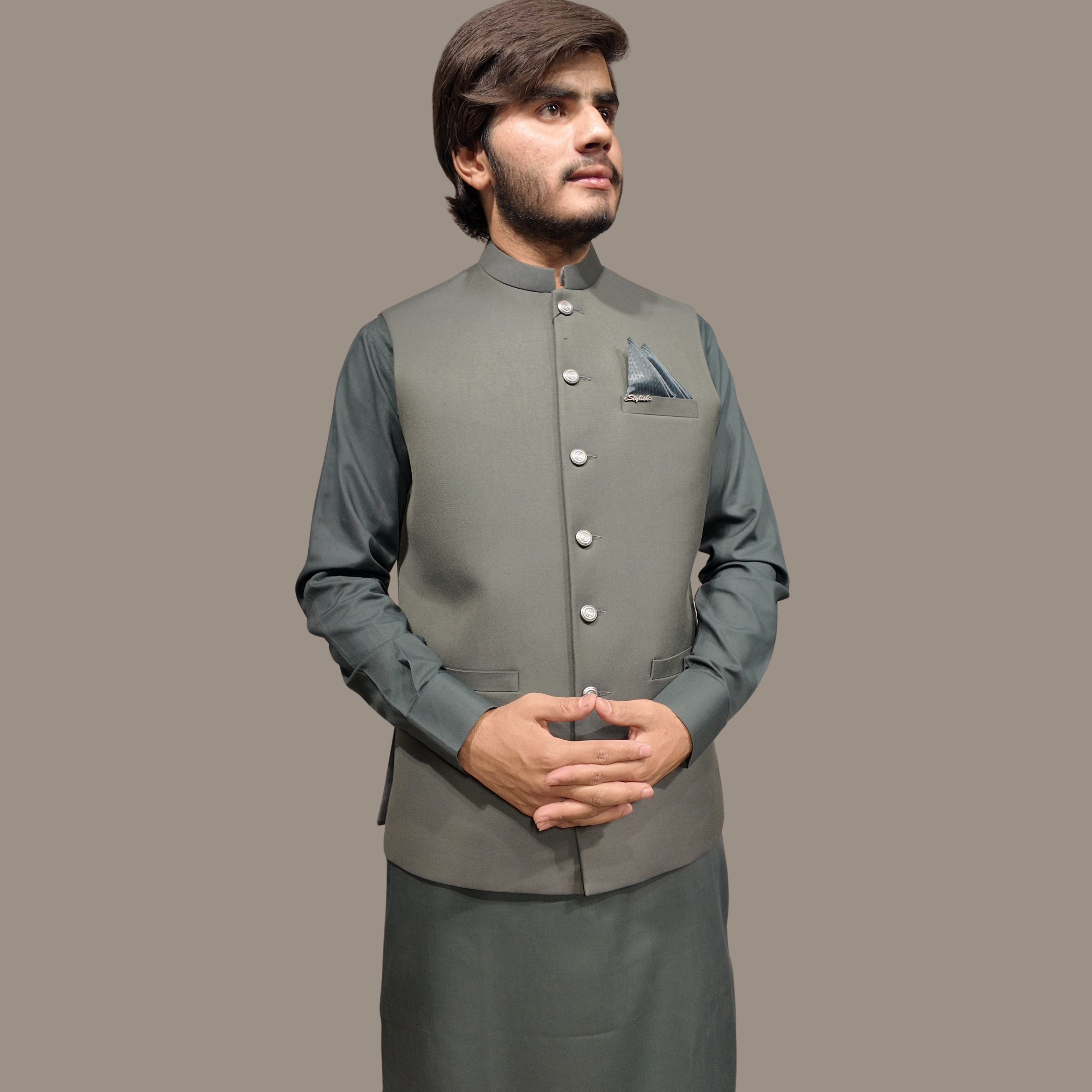 Green Men Waistcoat