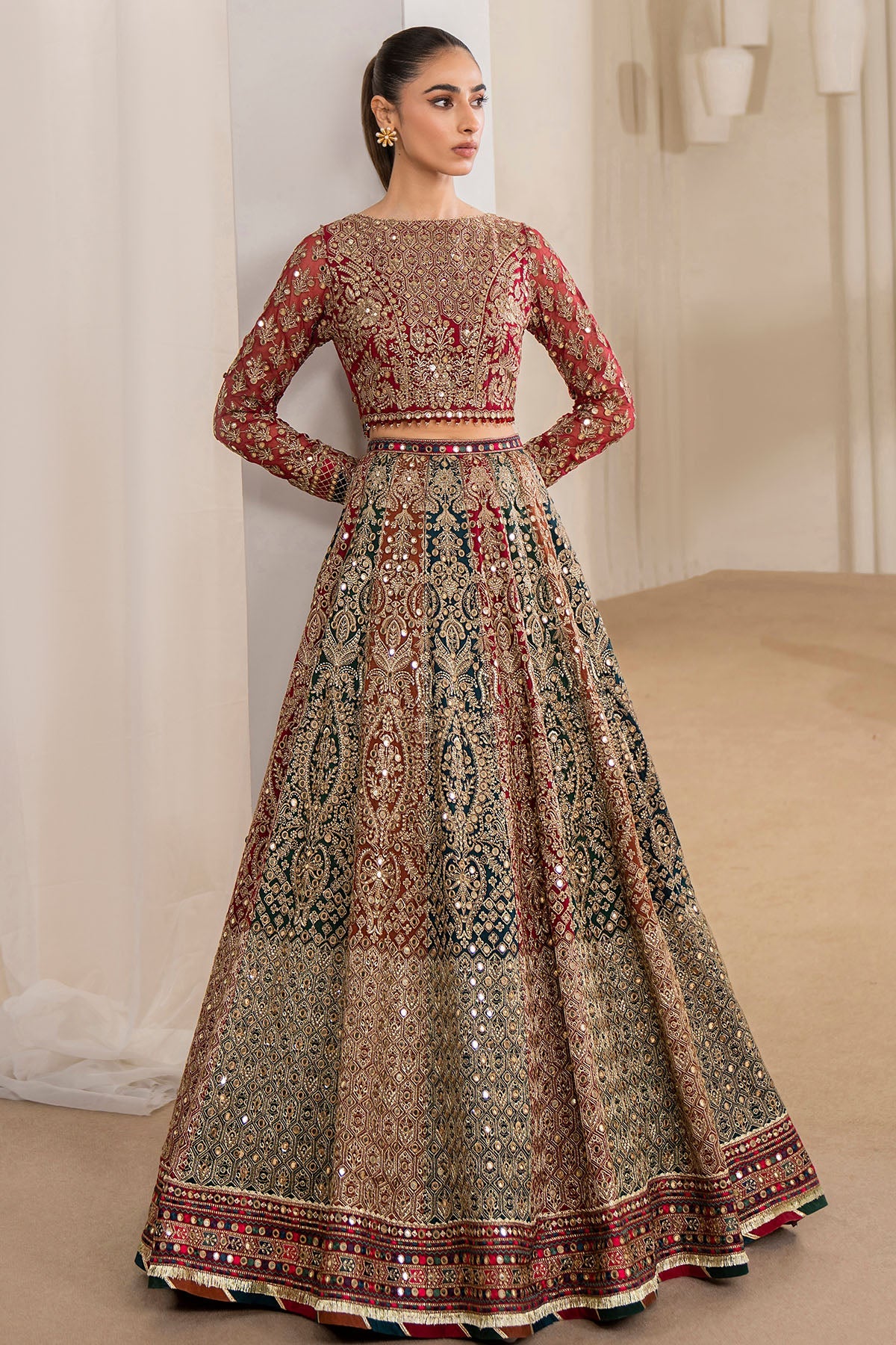 JAZMIN EMBROIDERED CHIFFON WF'24-02