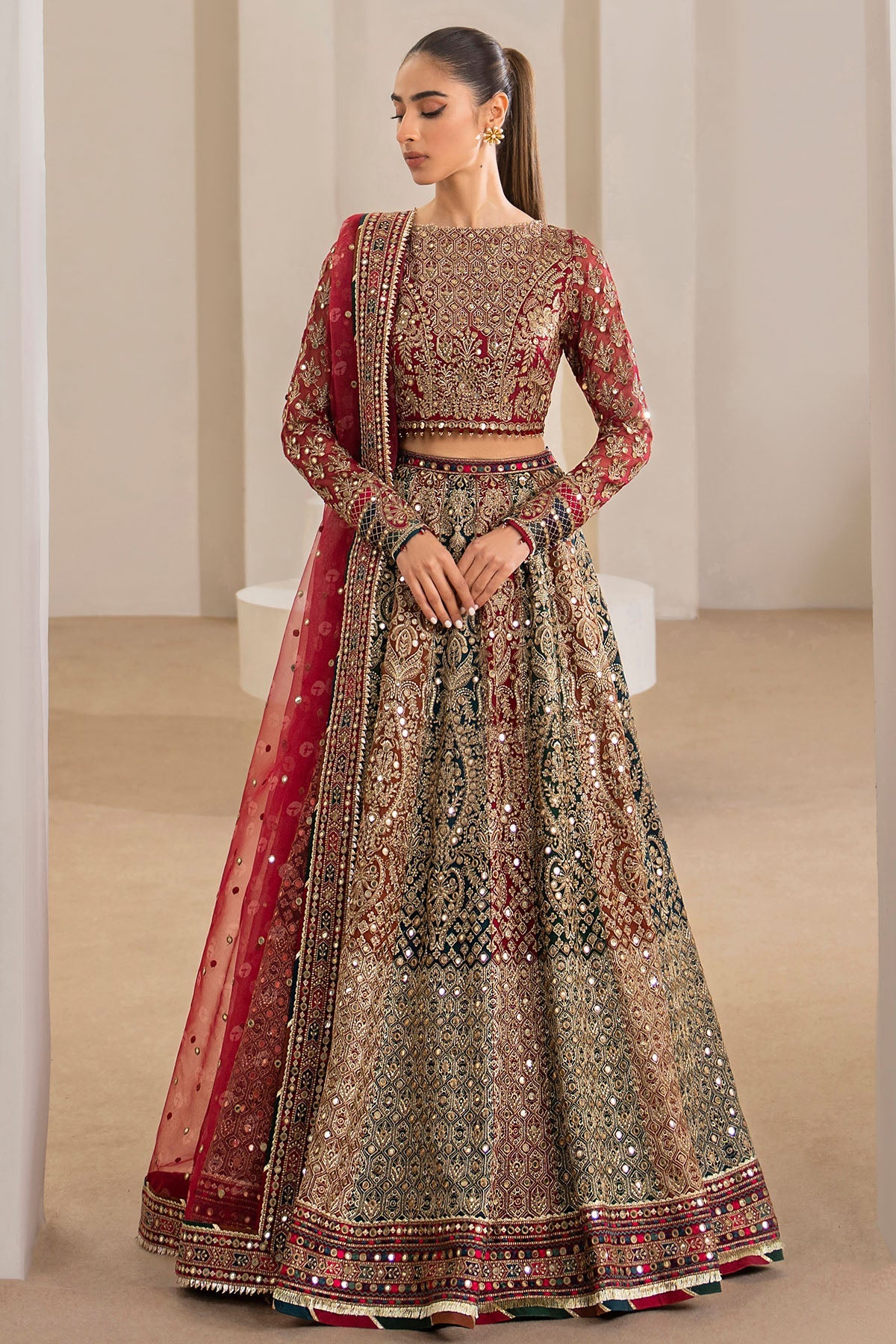 JAZMIN EMBROIDERED CHIFFON WF'24-02