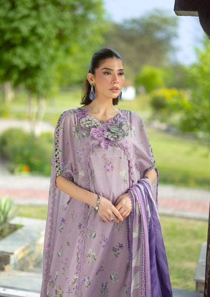Elaf - Lawn Collection Unstitched  - EPB-6A LILAC GARDEN