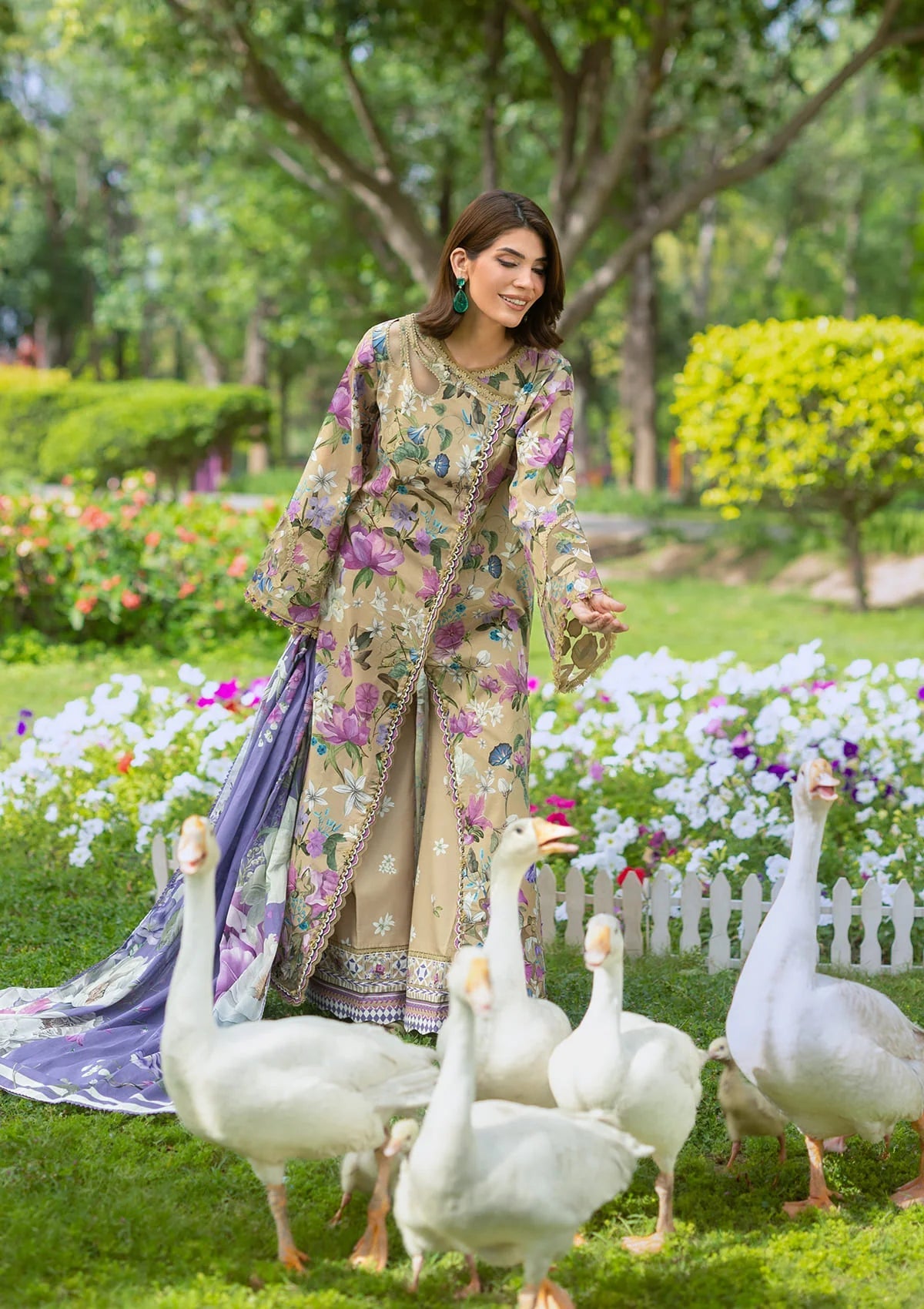 Elaf - Lawn Collection Unstitched  - EPB-4A GIARDINO