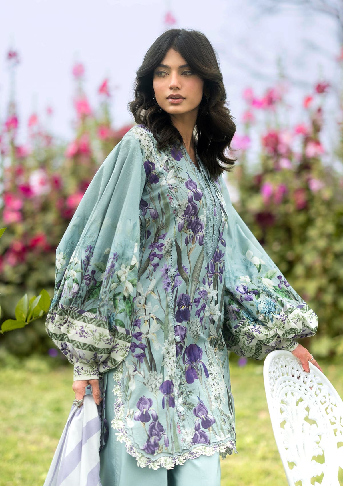 Elaf - Lawn Collection Unstitched  - EPB-2B LADY EVER