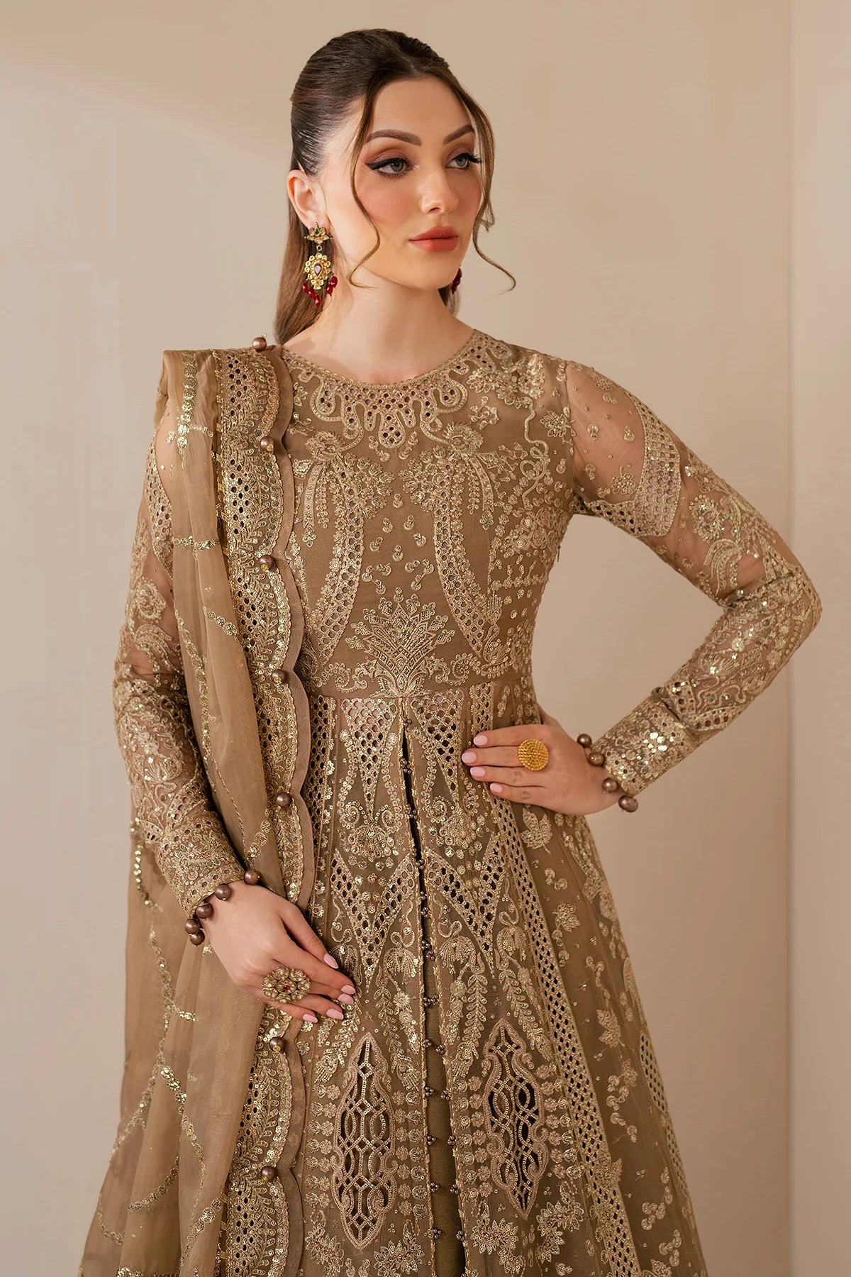 jazmin EMBROIDERED CHIFFON WF'25-04