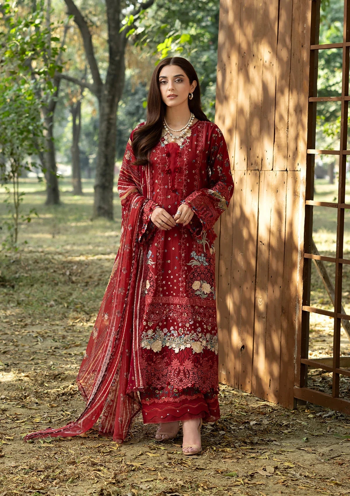 Elaf  Unstitched Suits 3Pc MARJAAN
