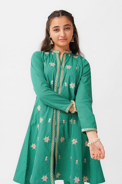 MC-Frock style Embroidery Dress