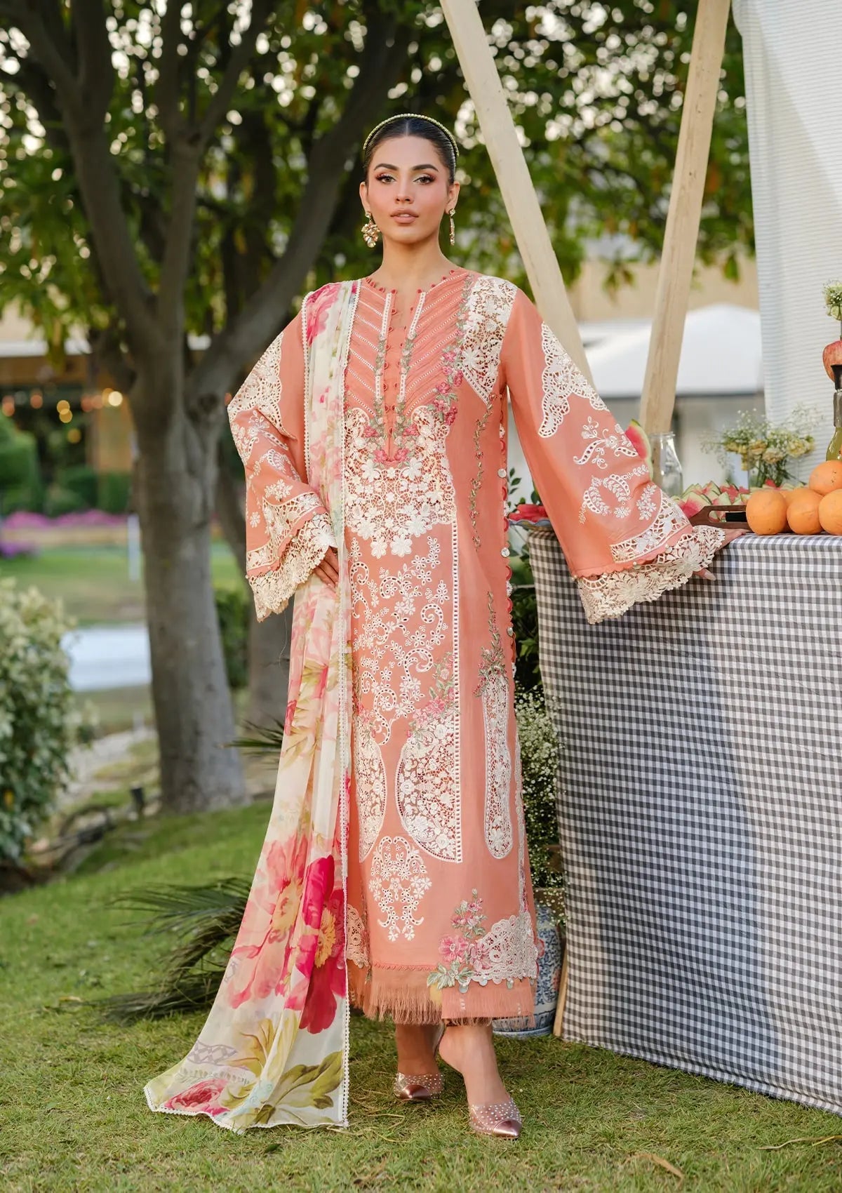 Elaf Embroidered Lawn Suits Unstitched 3 Piece AUTUMN DREAM