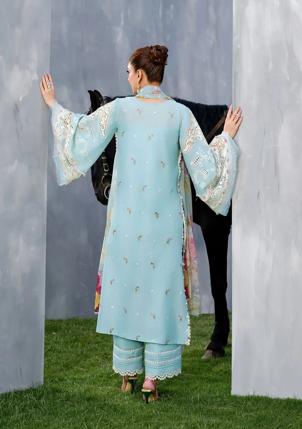 Elaf Embroidered Lawn Suits Unstitched 3 Piece  ELYA