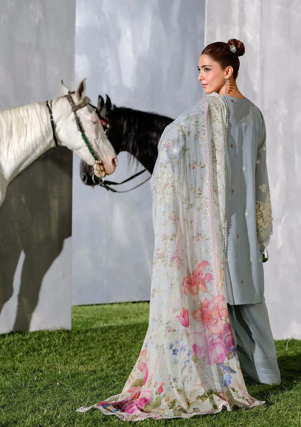Elaf Embroidered Lawn Suits Unstitched 3 Piece ISSABEL