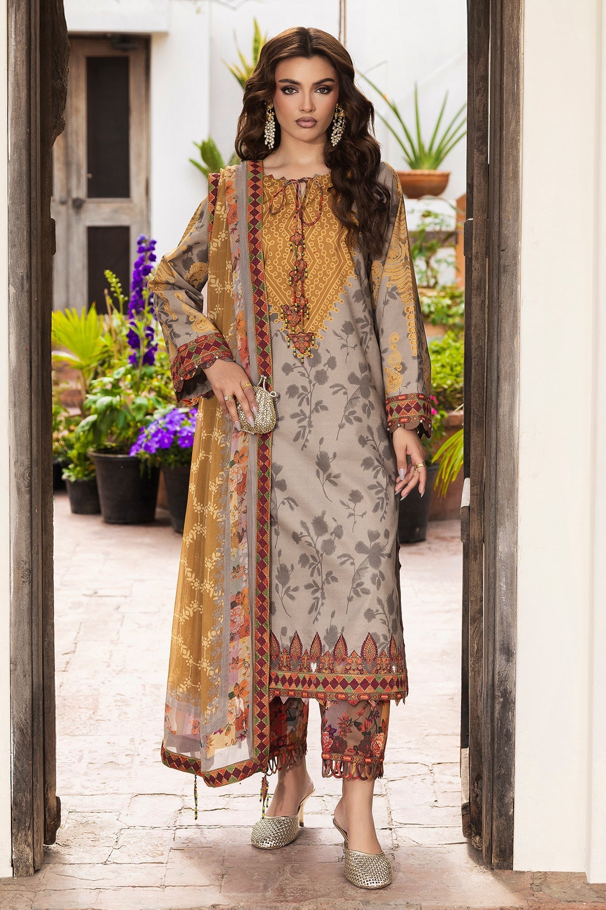 Charizma Unstitched Lawn Collection Vol 1 CAD6-02