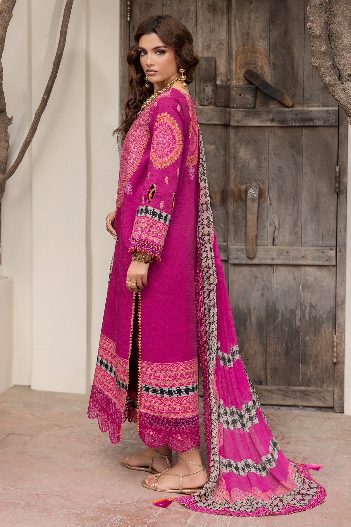 Charizma Unstitched Lawn Collection Vol 1 CAD6-01