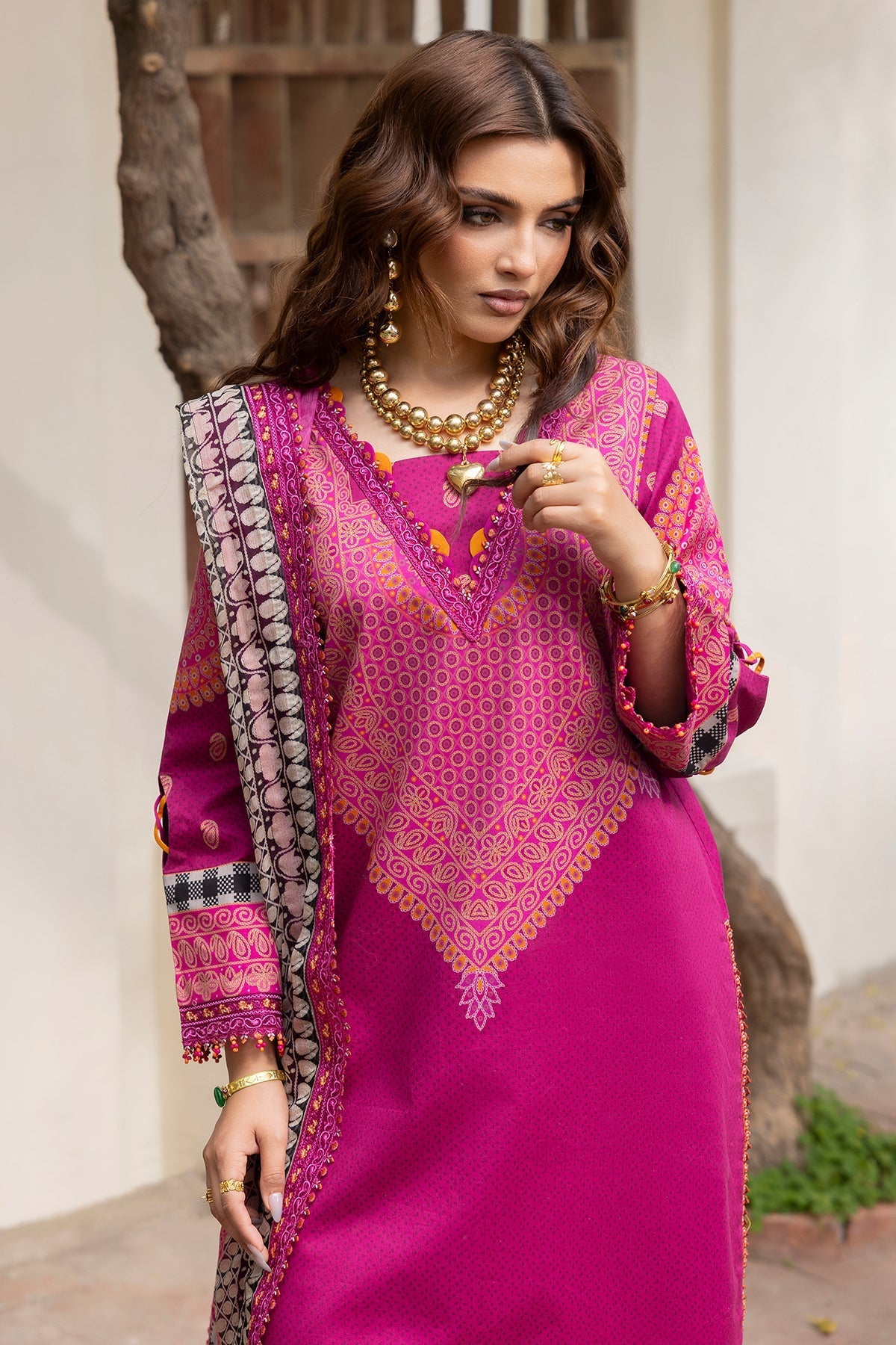 Charizma Unstitched Lawn Collection Vol 1 CAD6-01