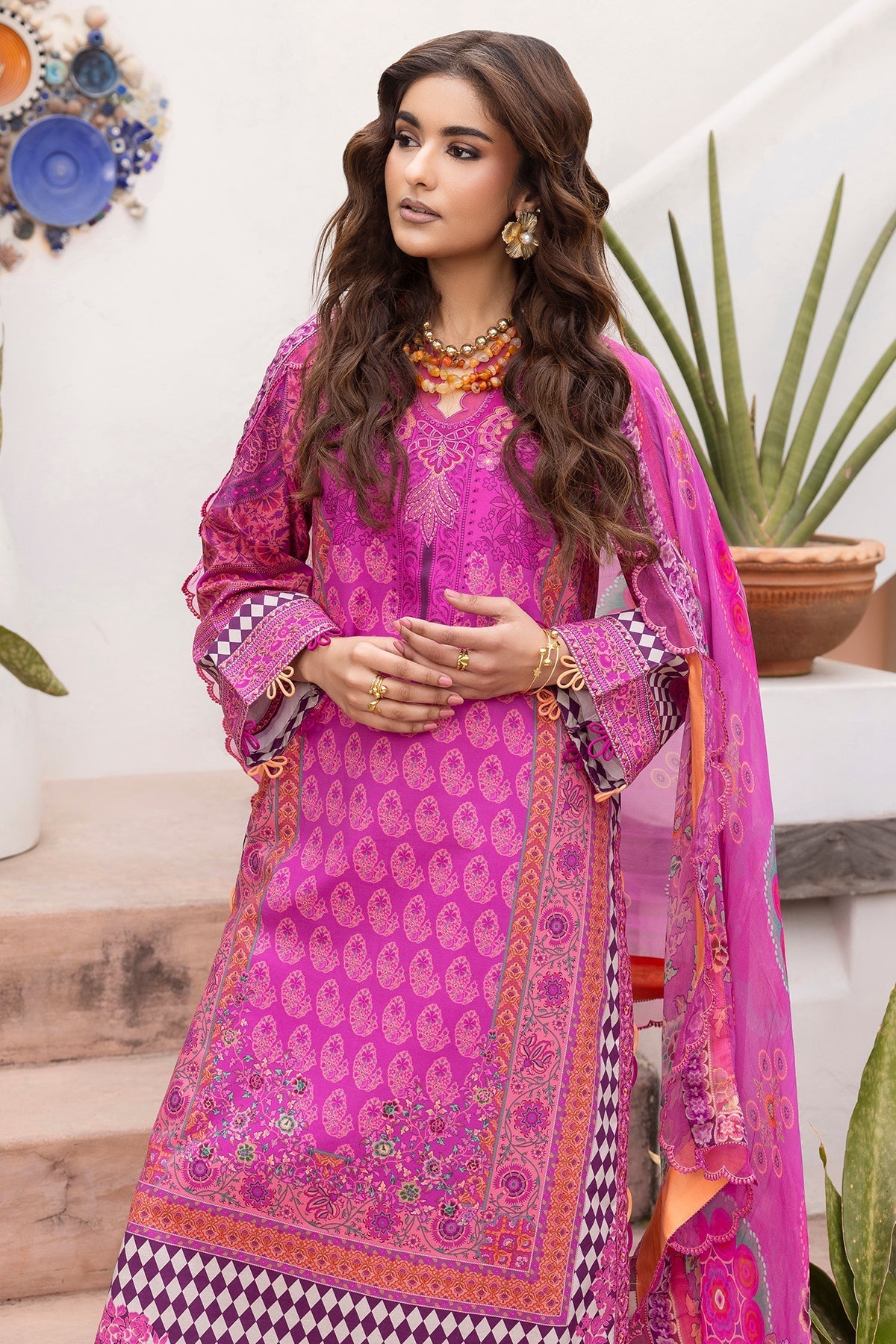 Charizma Unstitched Lawn Collection Vol 1 CAD6-09