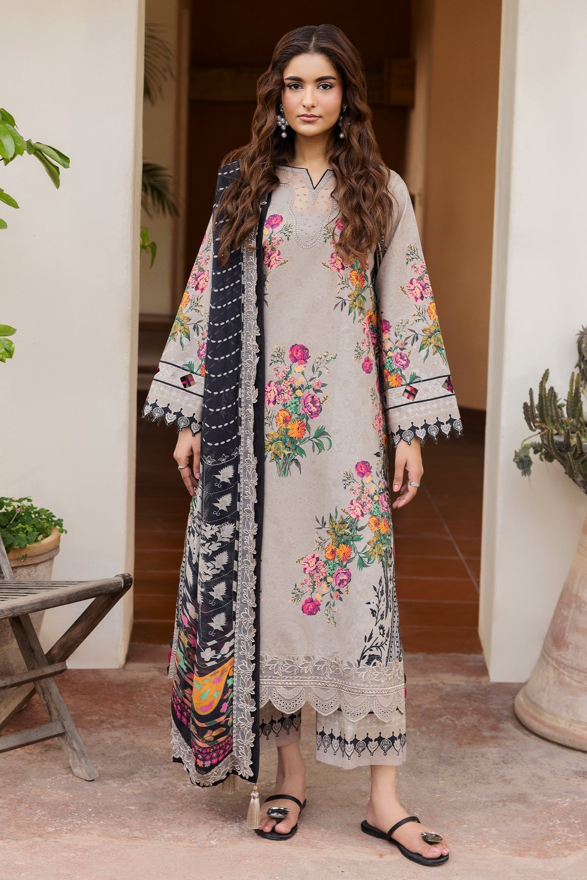 Charizma Unstitched Lawn Collection Vol 1 CAD6-08