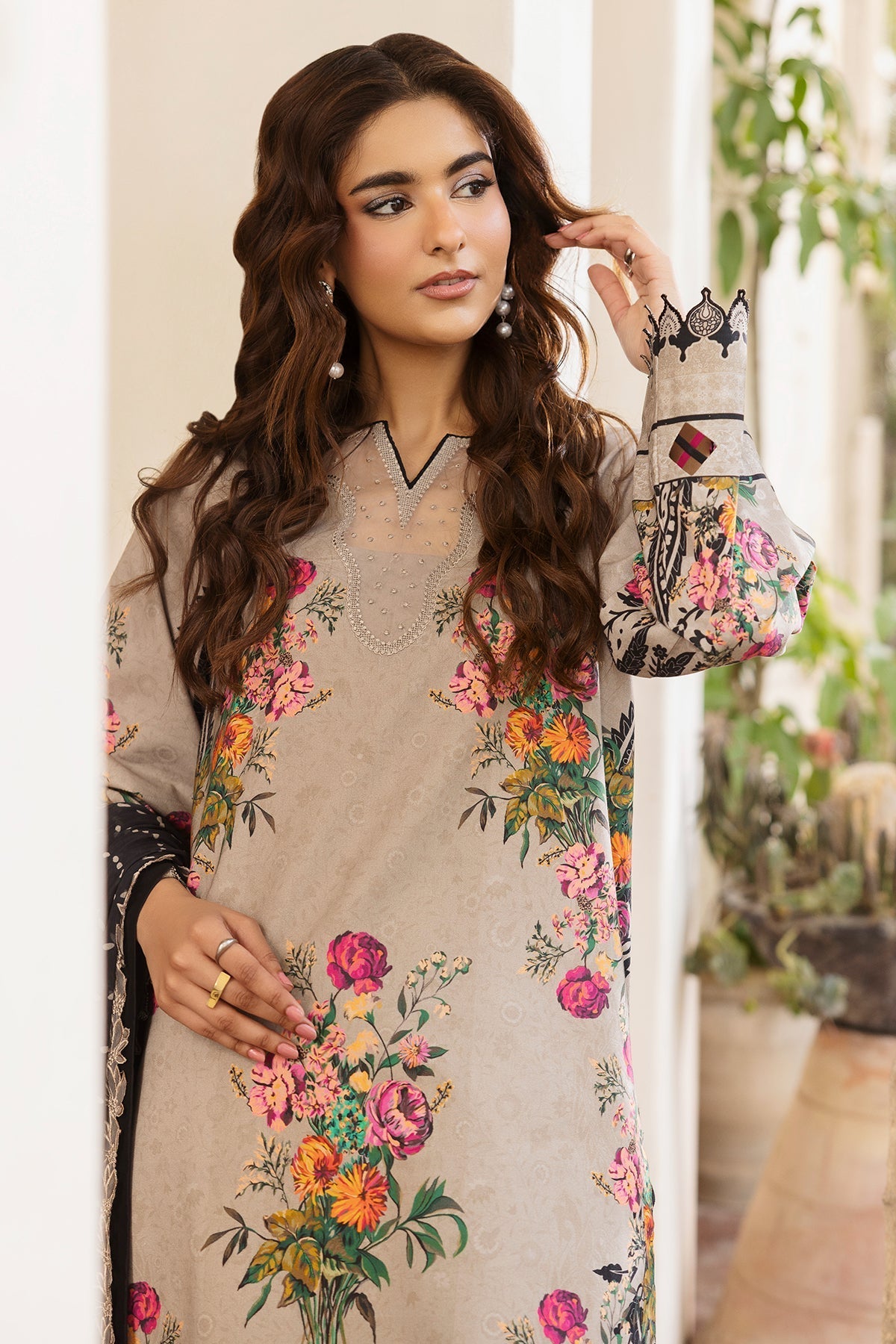 Charizma Unstitched Lawn Collection Vol 1 CAD6-08