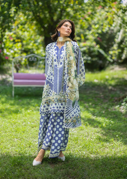 Elaf - Lawn Collection Unstitched  - EPB-5A VIOLETTE