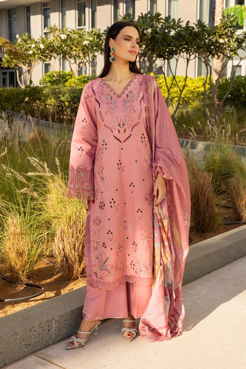 Rang Rasiya  Unstitched Suit Orchid