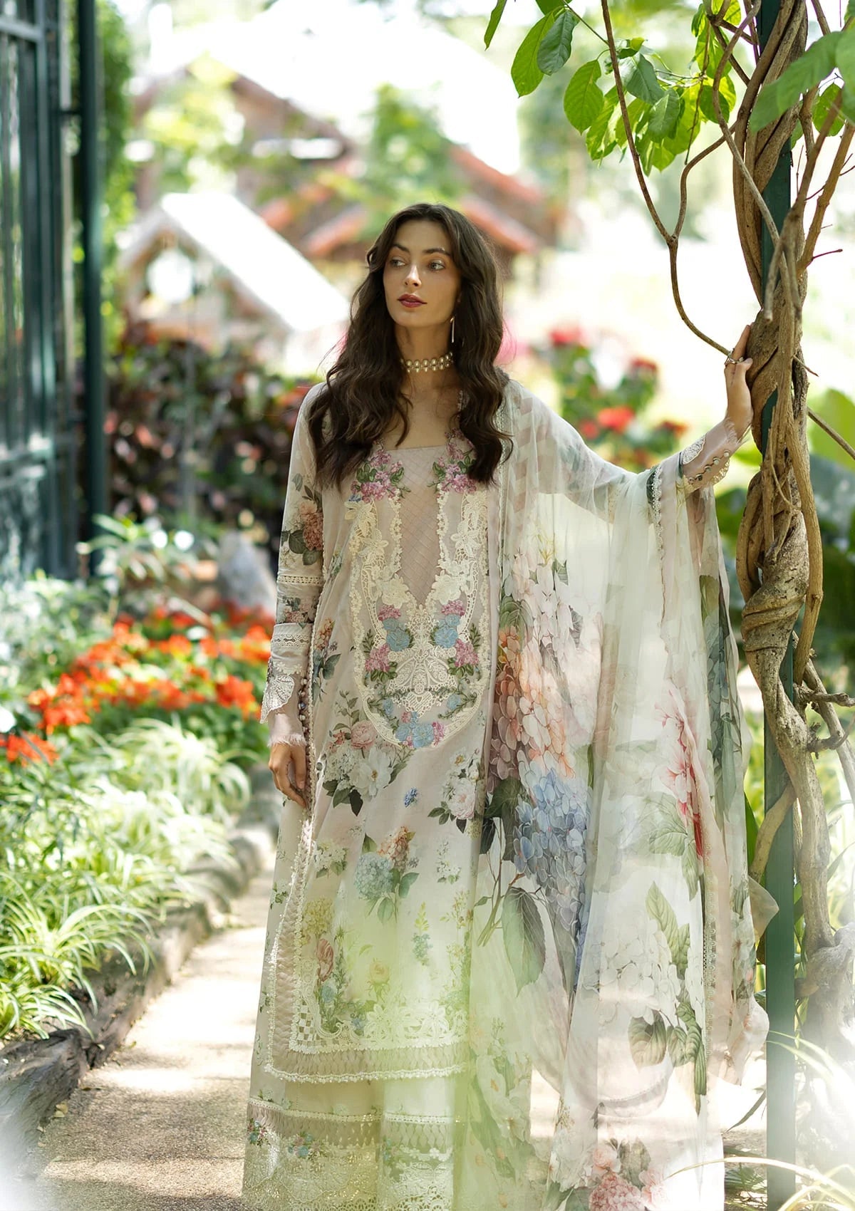 Elaf - Lawn Collection Unstitched  - ESA-4A TUSCAN FAIRY