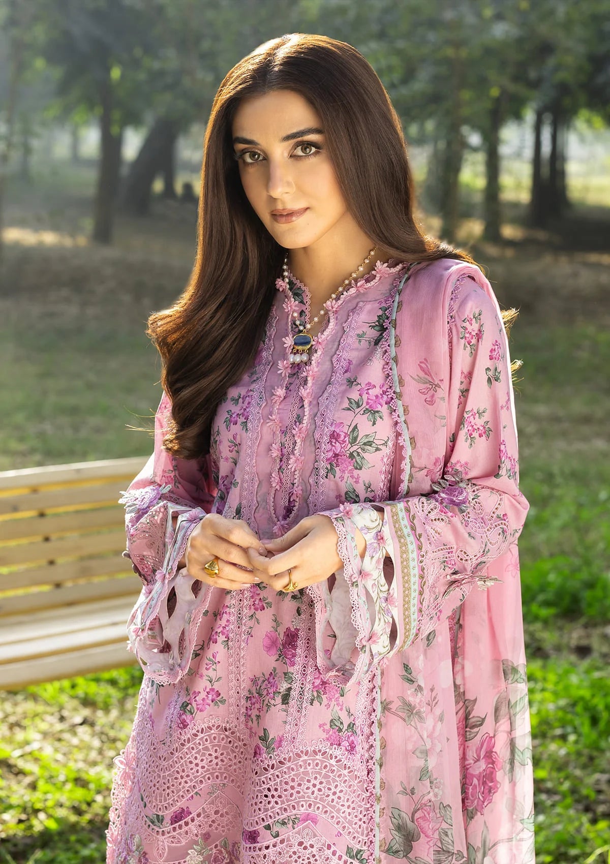 Elaf  Unstitched Suits 3Pc MAN MAYAL