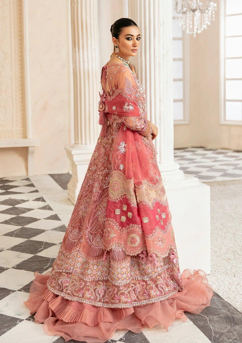 Elaf ECH-06 Pareezah Printed Organza Dupatta