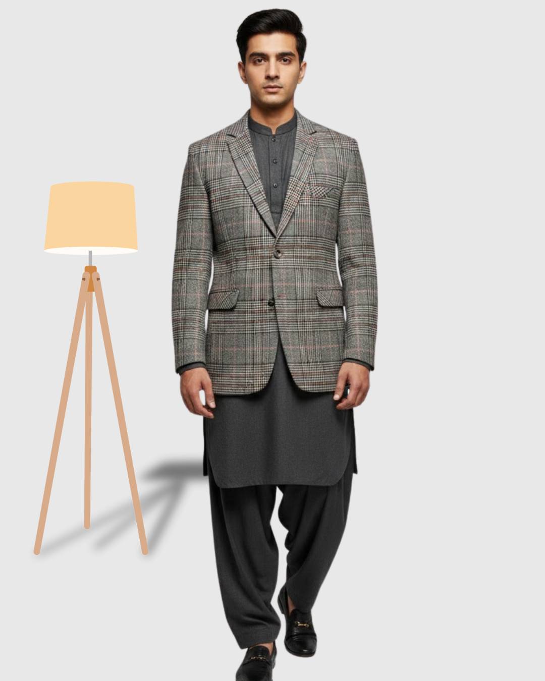 Casual Coat  Shalwar Kameez For Men's