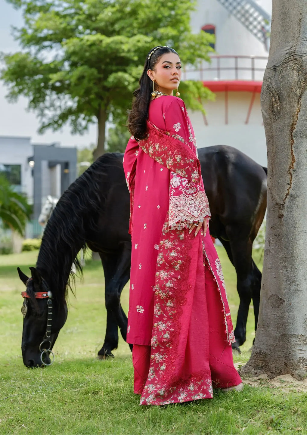 Elaf Embroidered Lawn Suits Unstitched 3 Piece JULIET