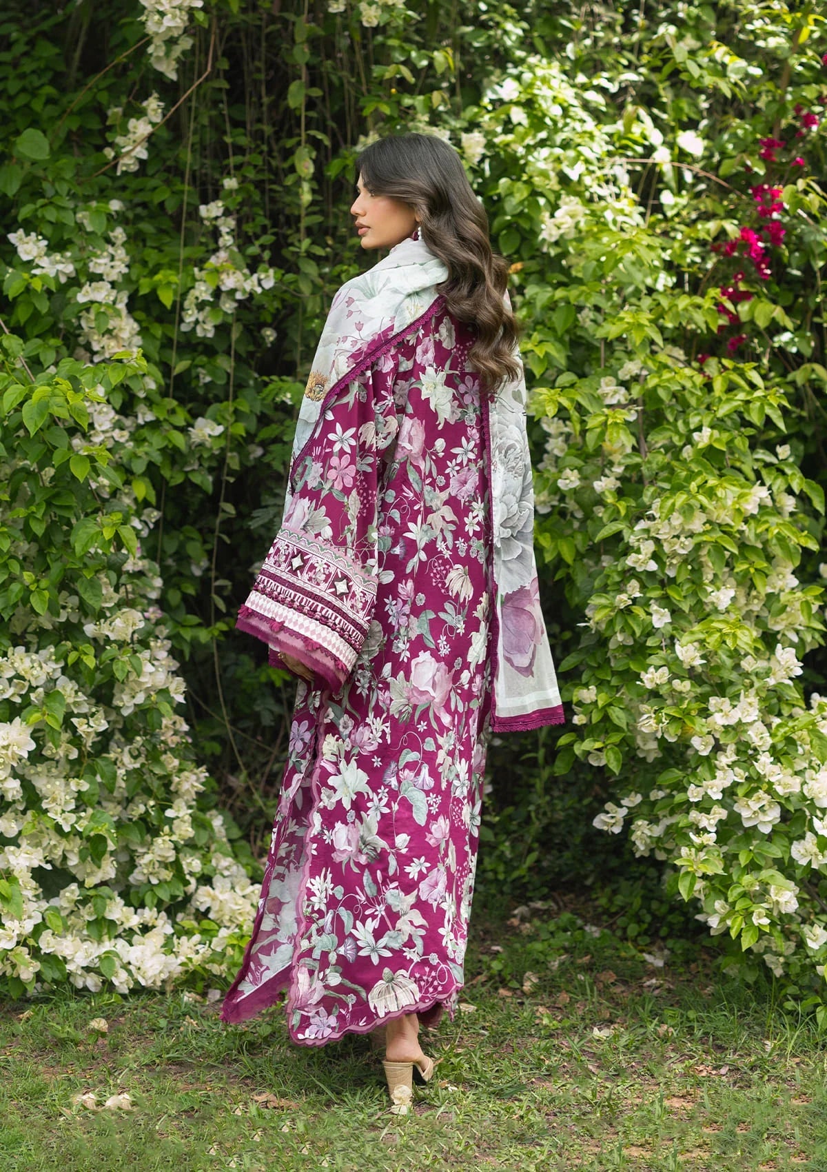 Elaf - Lawn Collection Unstitched  - EPB-4B DOLCE ROSA