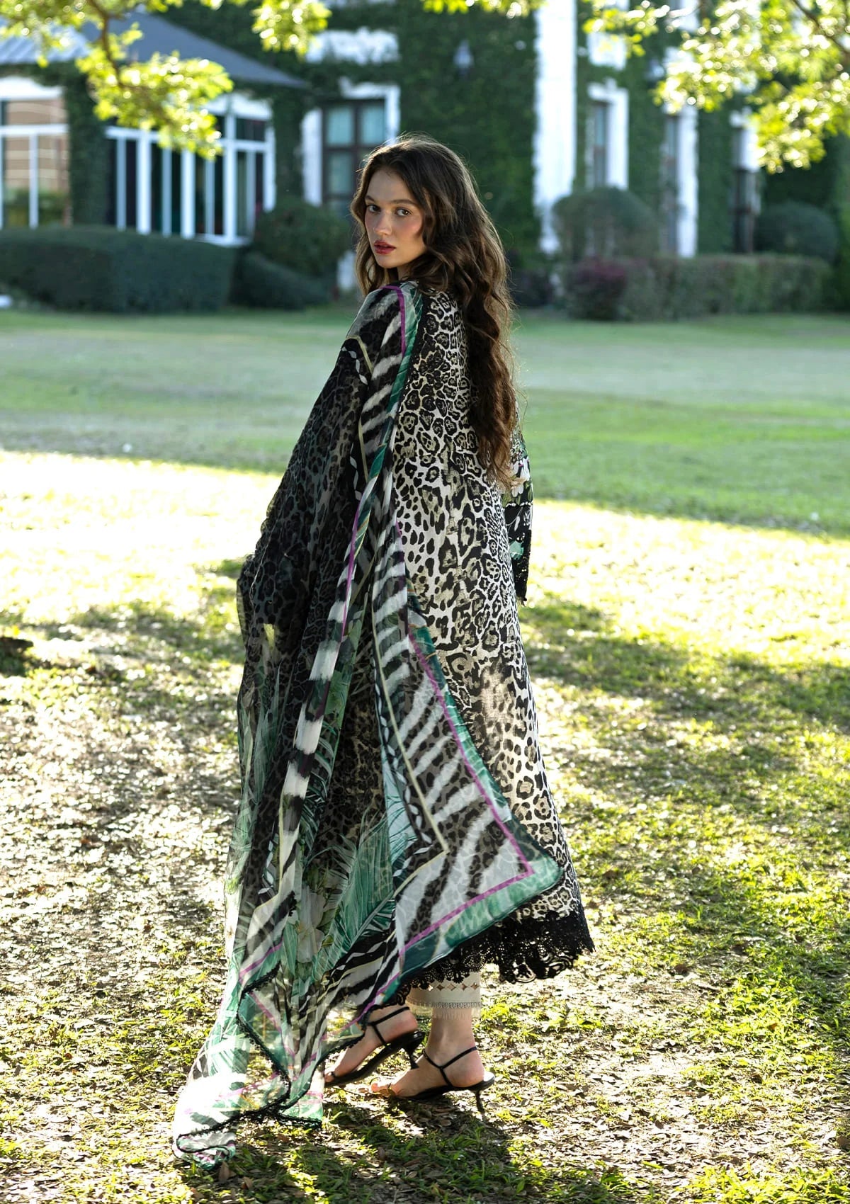 Elaf - Lawn Collection Unstitched  - ESA-3A BELLADURNE