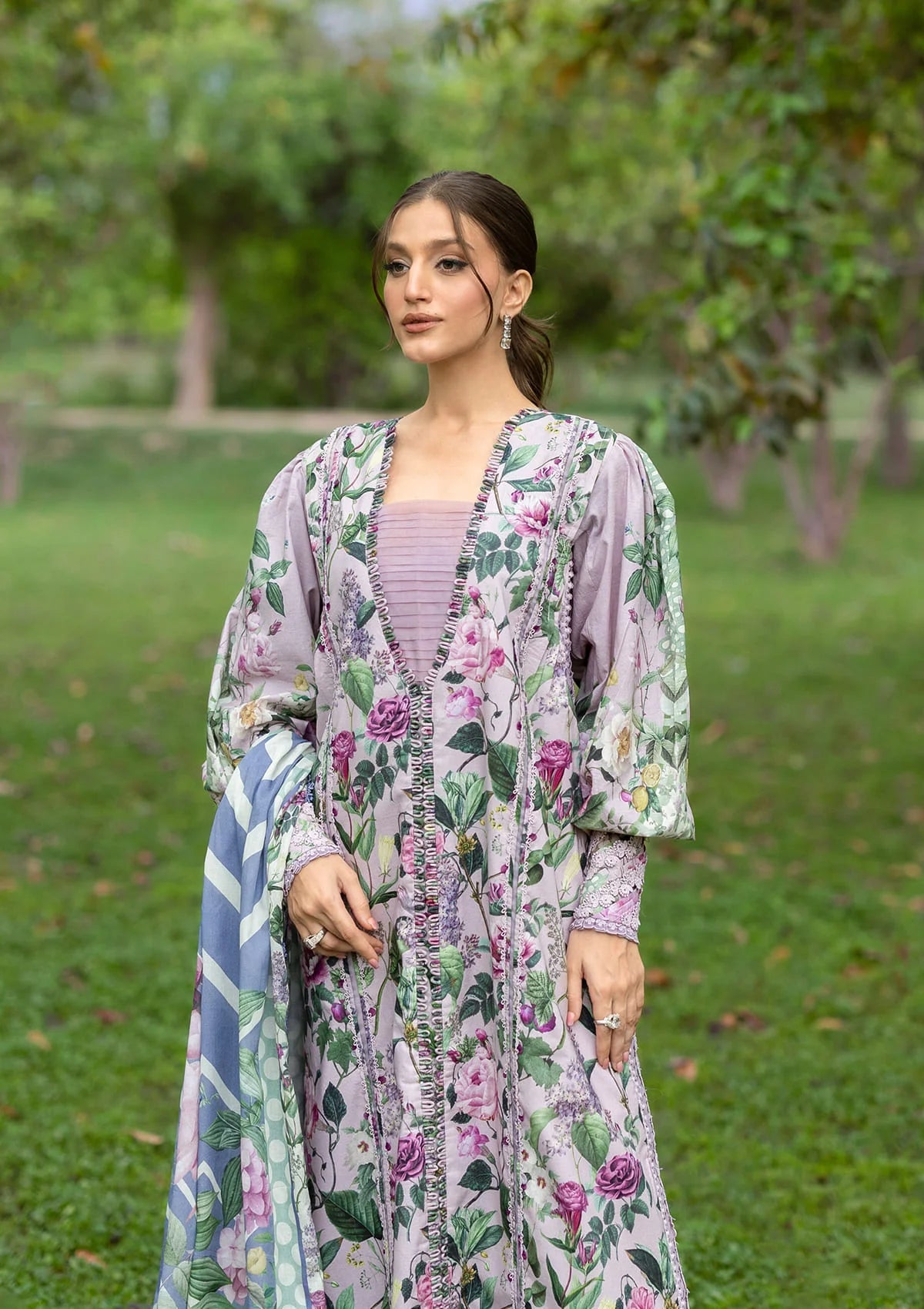 Elaf - Lawn Collection Unstitched  - EPB-3A ELVIRA