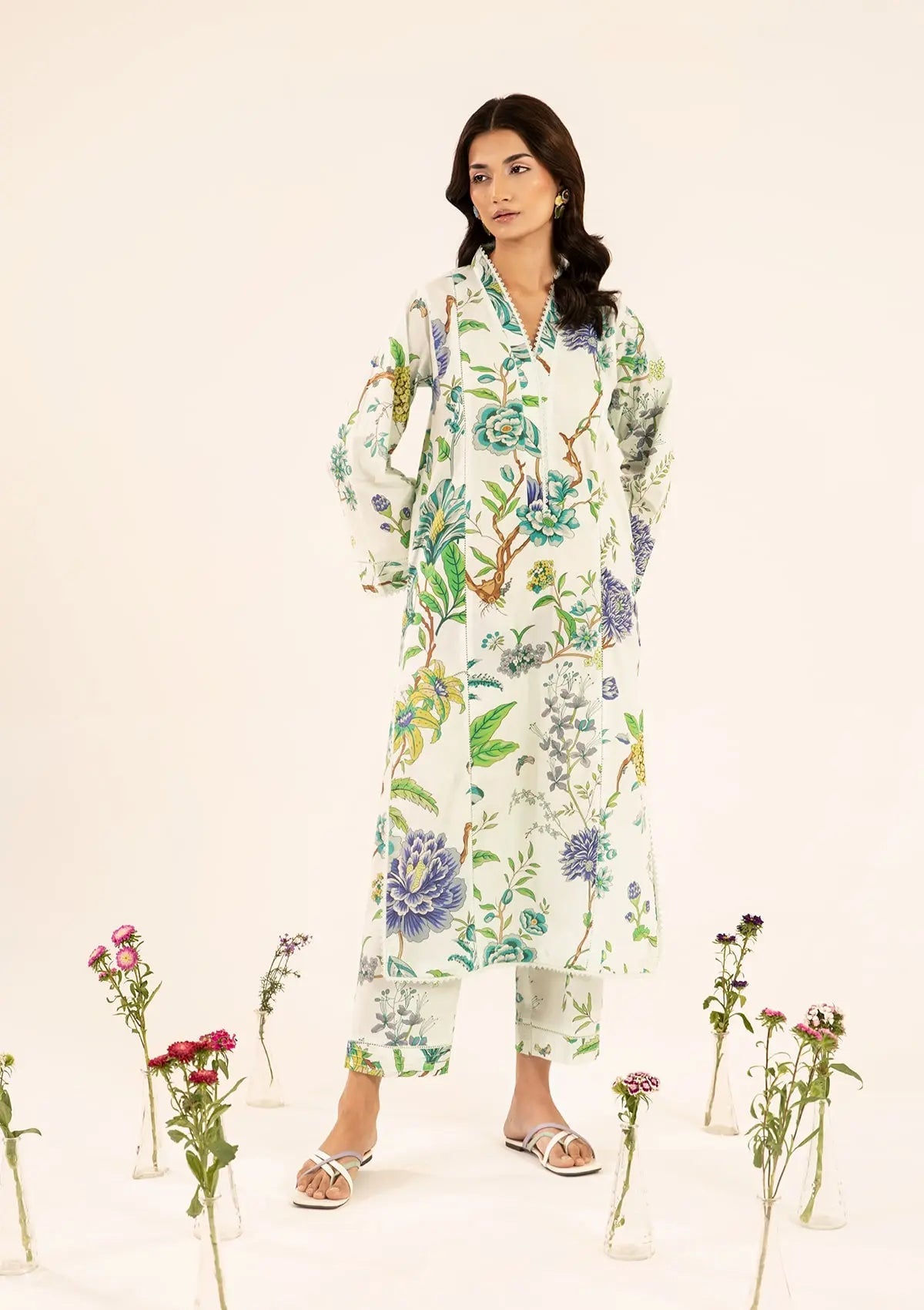 Elaf Pret Printed Lawn 2 Piece Suit EPT-03 Naire