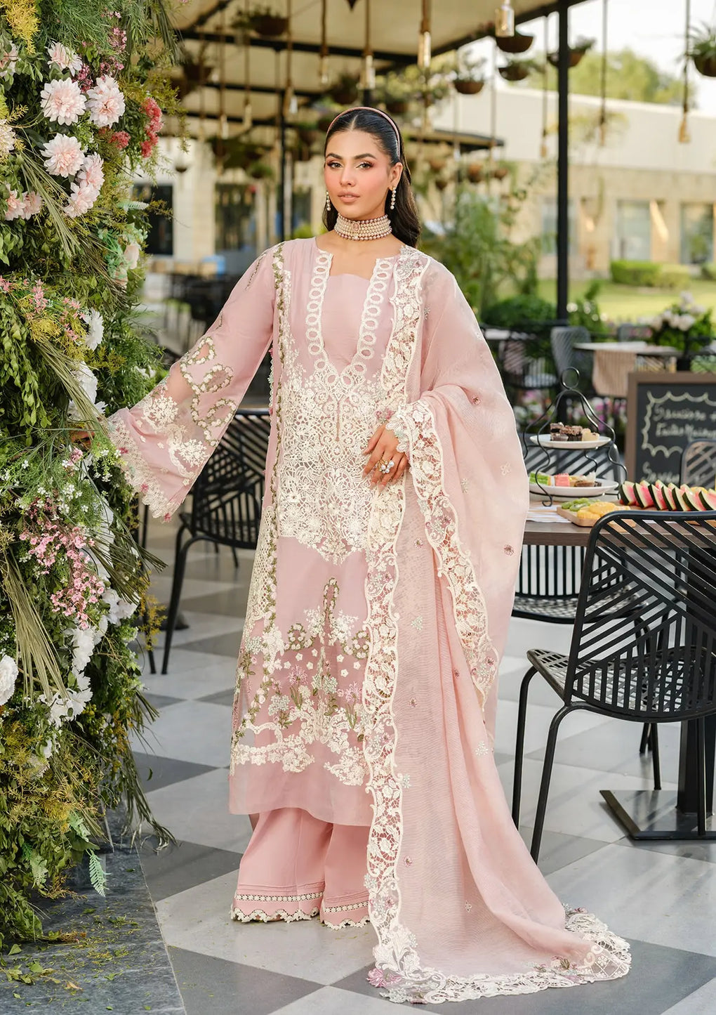 Elaf Embroidered Lawn Suits Unstitched 3 Piece MY ROSE