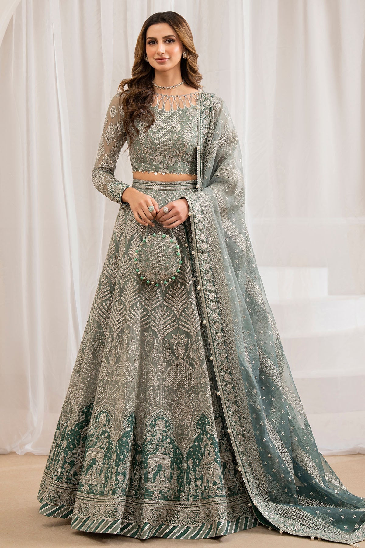 Jazmin Embroidered CHIFFON UC-3026 Formal Collection 2024