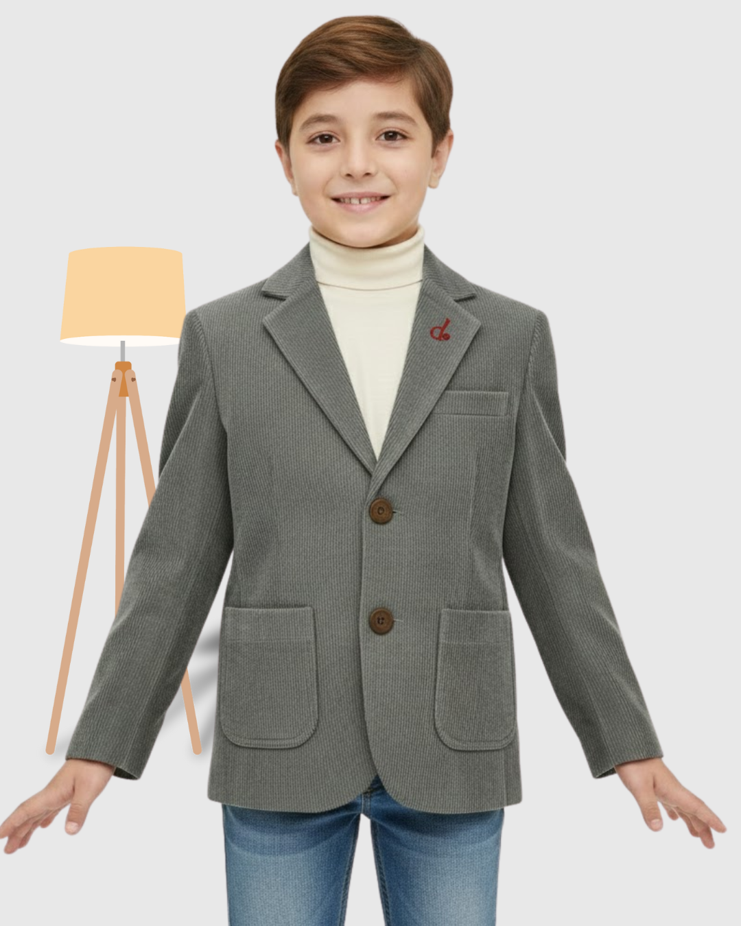 Boys Casual Check Coat – Smart Winter Style
