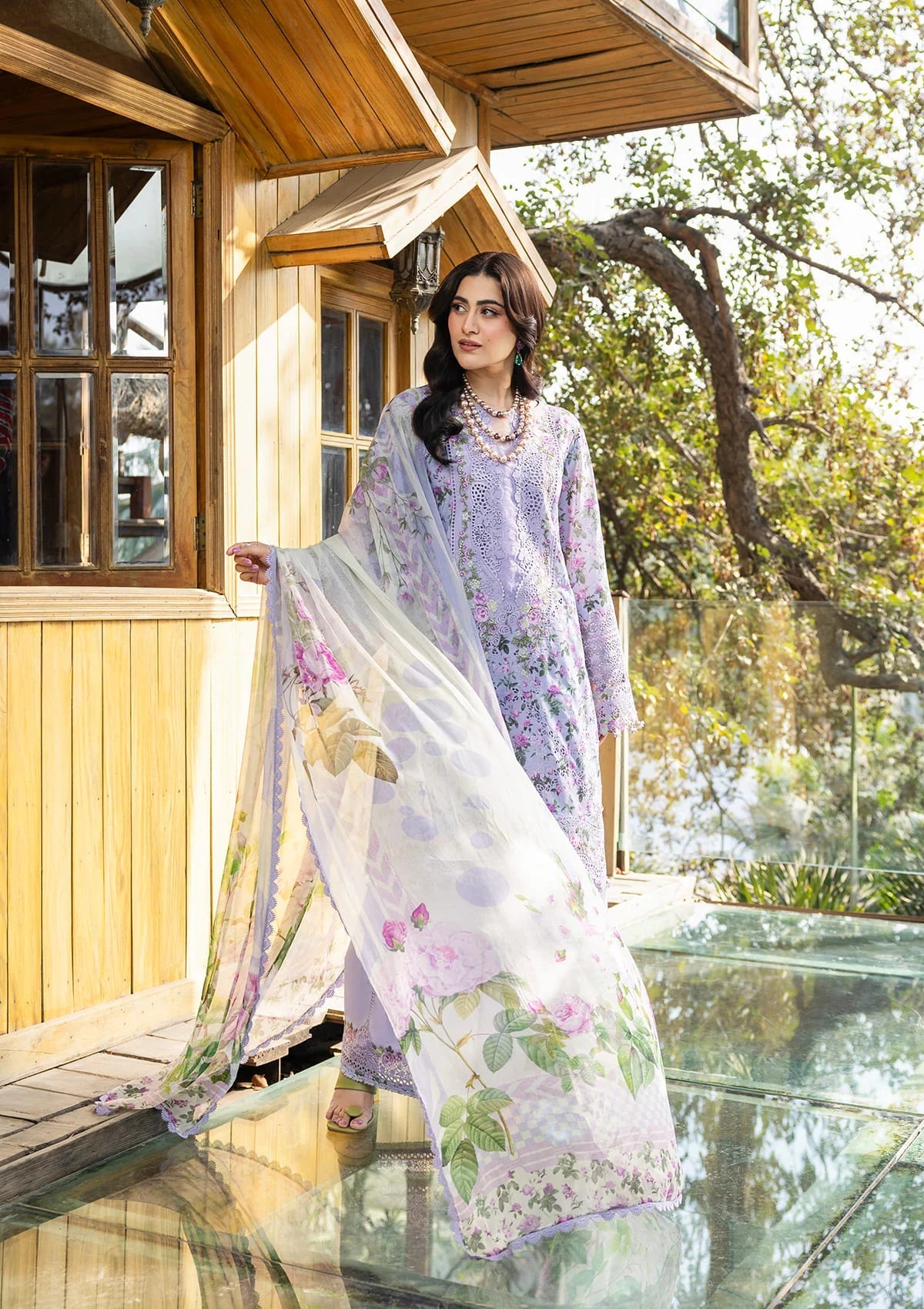 Elaf  Unstitched Suits 3Pc IRIS