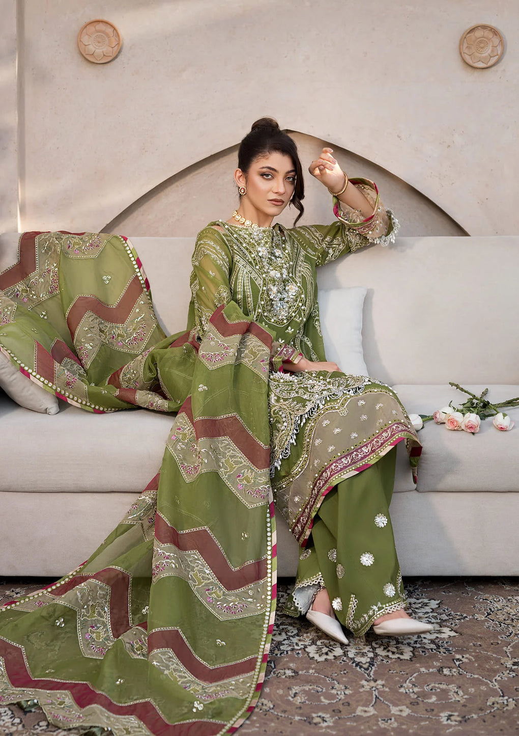 Elaf EFH-08 PARWAANA Formal Handwork Dress