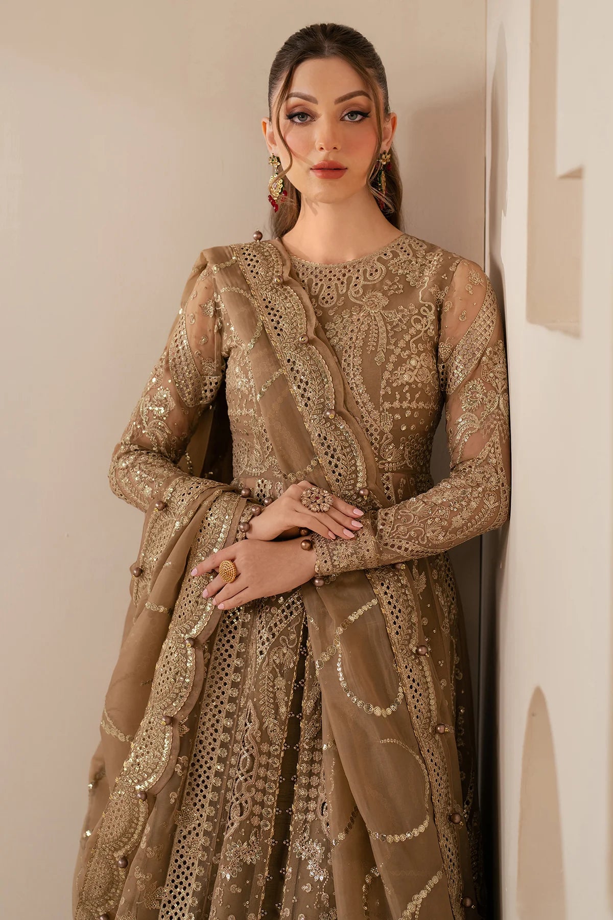 jazmin EMBROIDERED CHIFFON WF'25-04