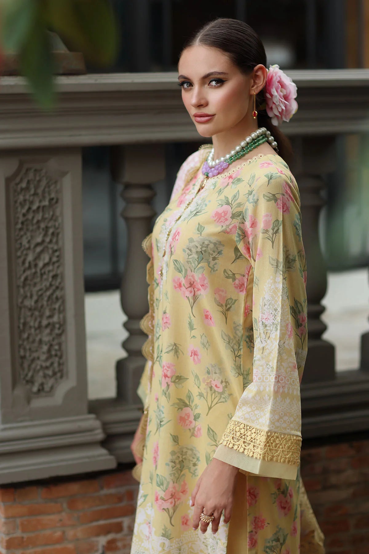Nureh Signature Printed Marina Unstitched 3Pc Suit SP-151
