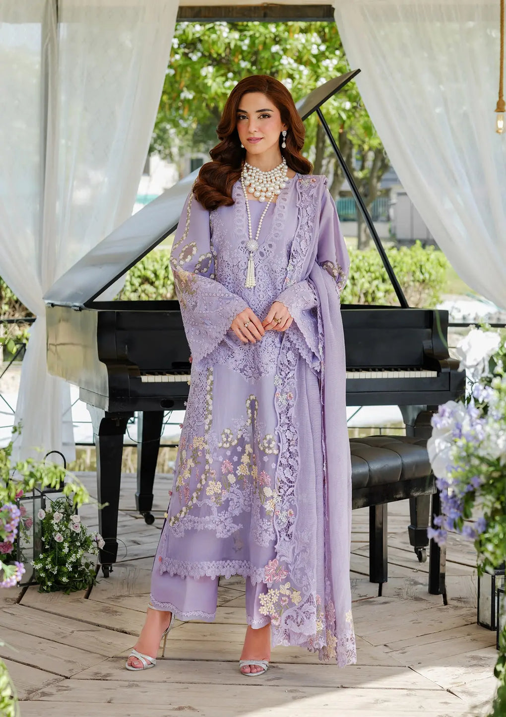 Elaf Embroidered Lawn Suits Unstitched 3 Piece  PARIS HUES