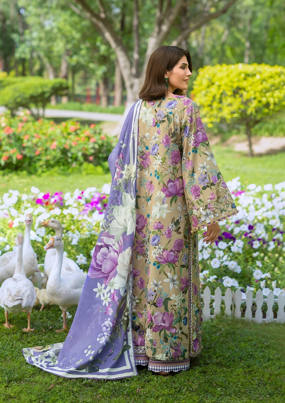 Elaf - Lawn Collection Unstitched  - EPB-4A GIARDINO