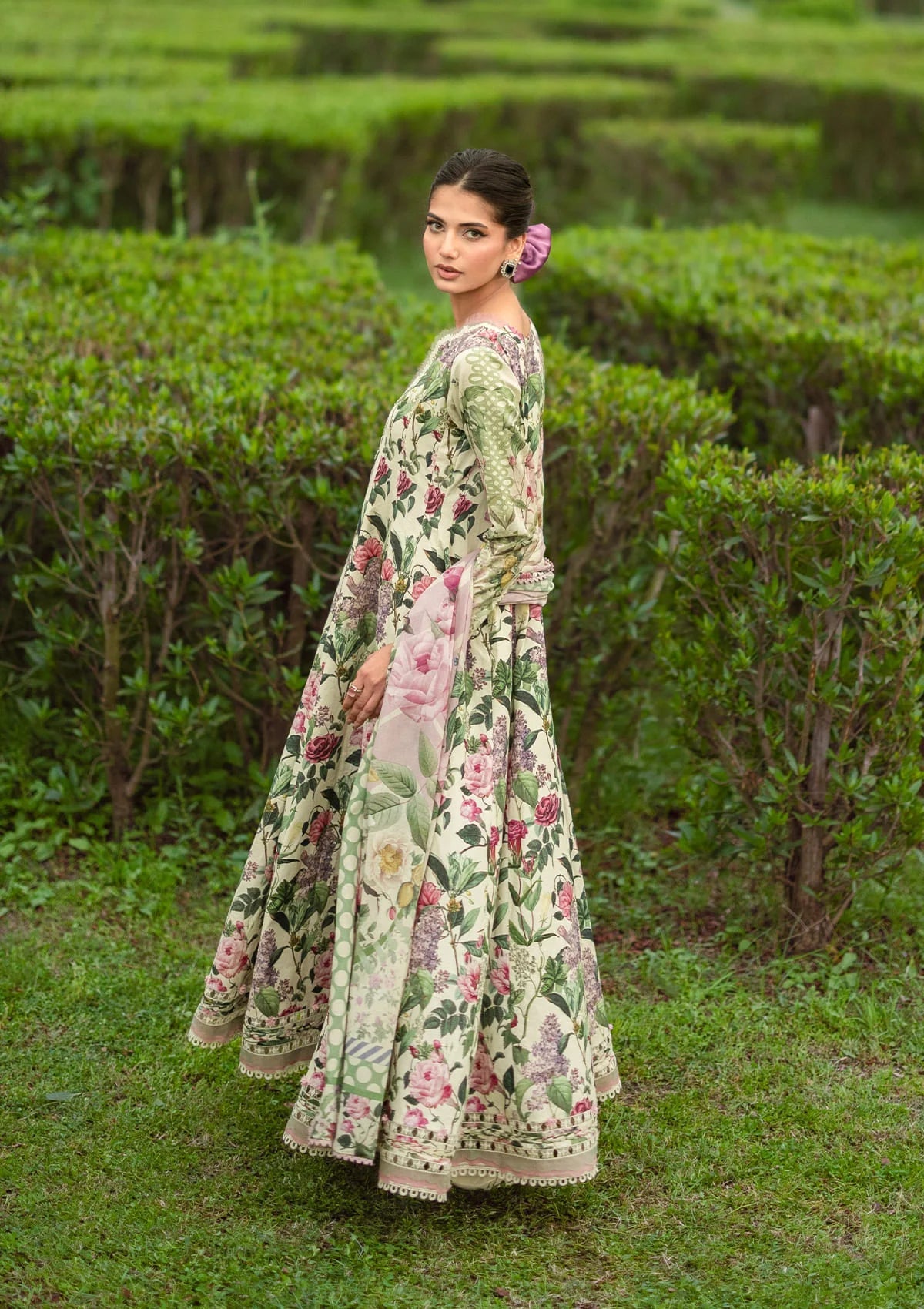 Elaf - Lawn Collection Unstitched  - EPB-3B PETALINE