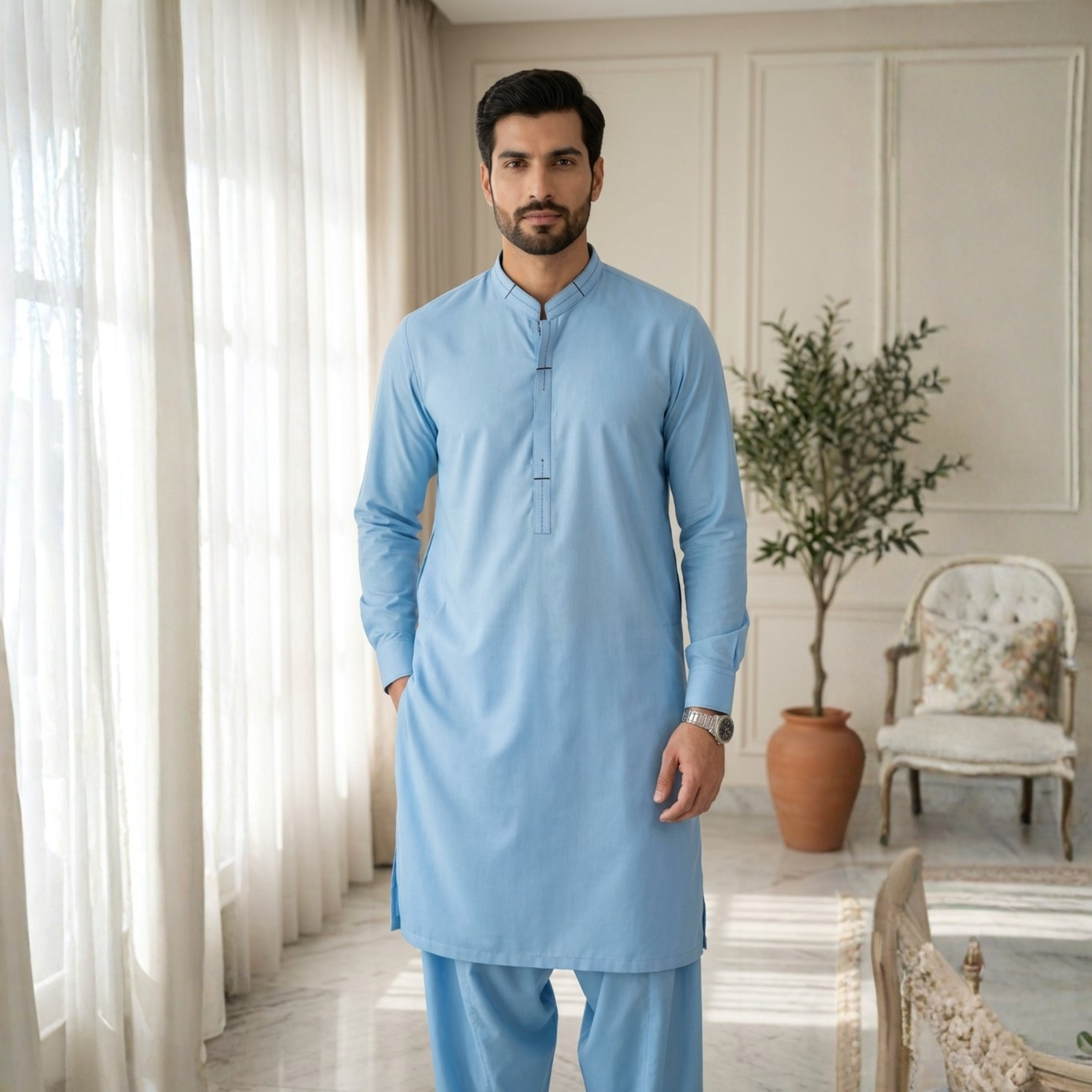 Premium Men’s Shalwar Kameez – MR Fashion