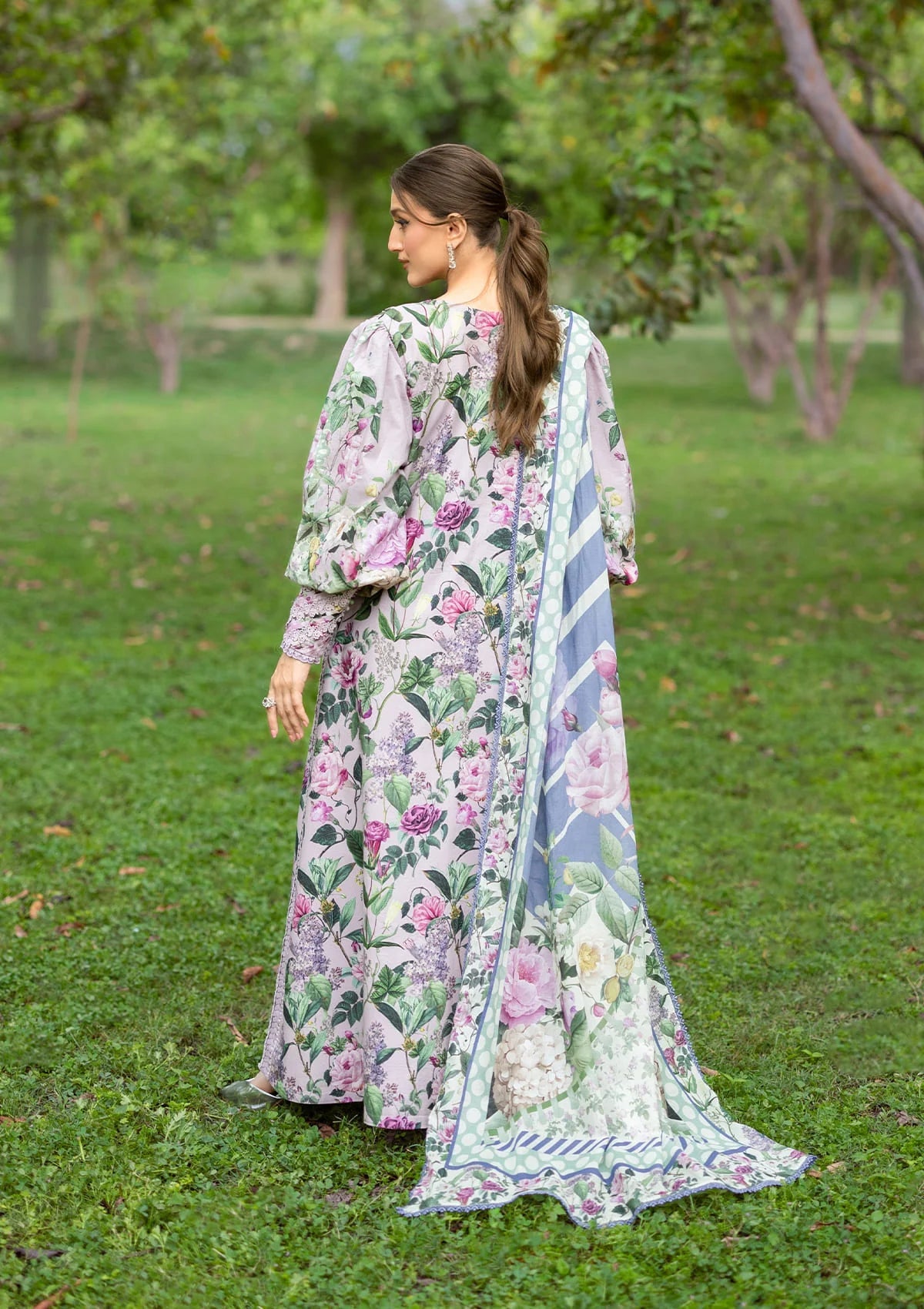 Elaf - Lawn Collection Unstitched  - EPB-3A ELVIRA