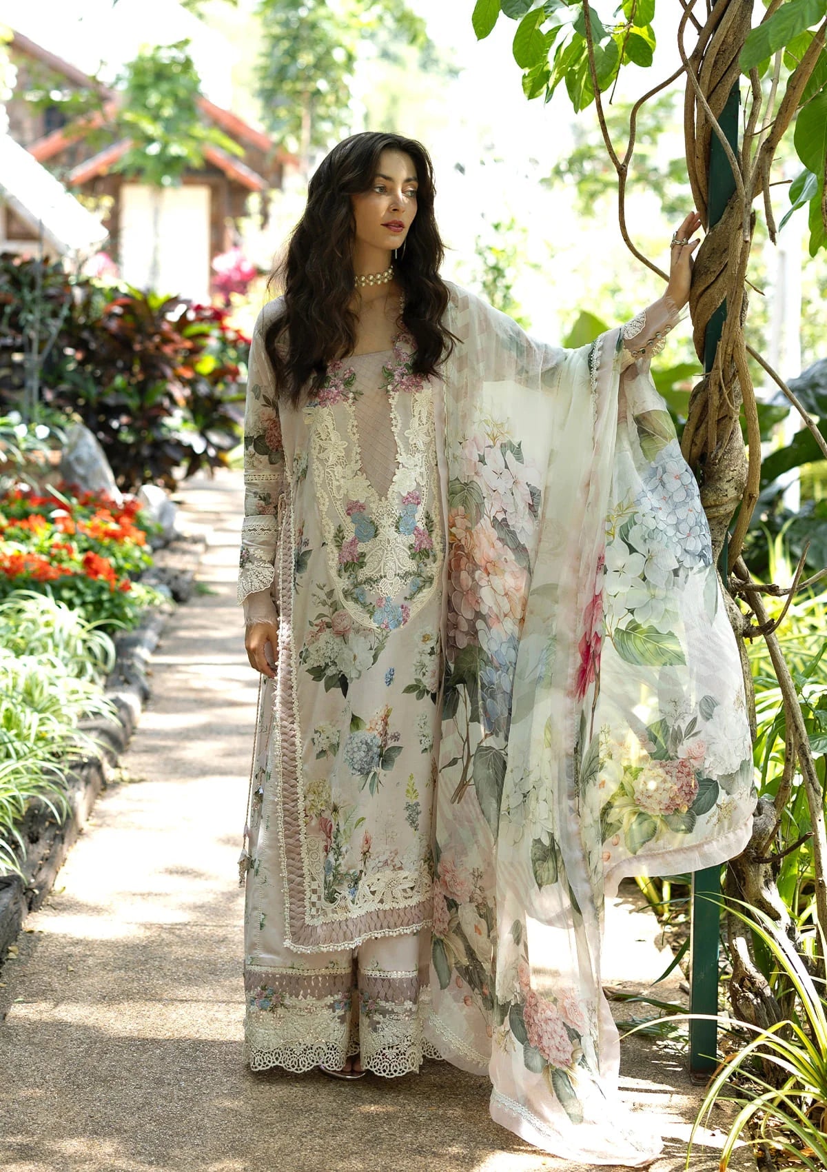 Elaf - Lawn Collection Unstitched  - ESA-4A TUSCAN FAIRY